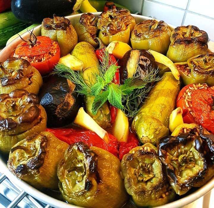 Stuffed Vegetables only with rice